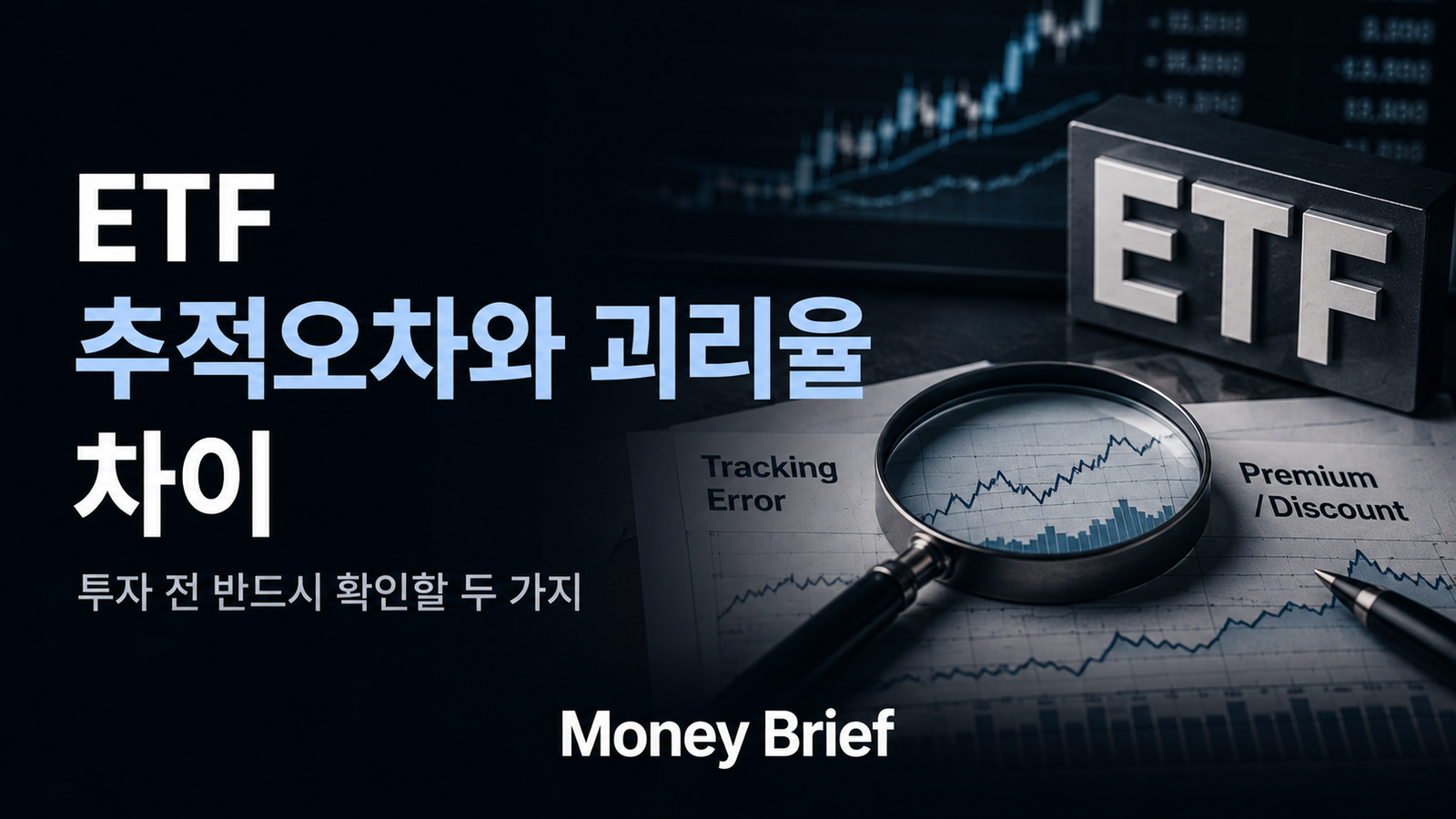ETF 추적오차와 괴리율 차이, NAV와 시장가격 비교