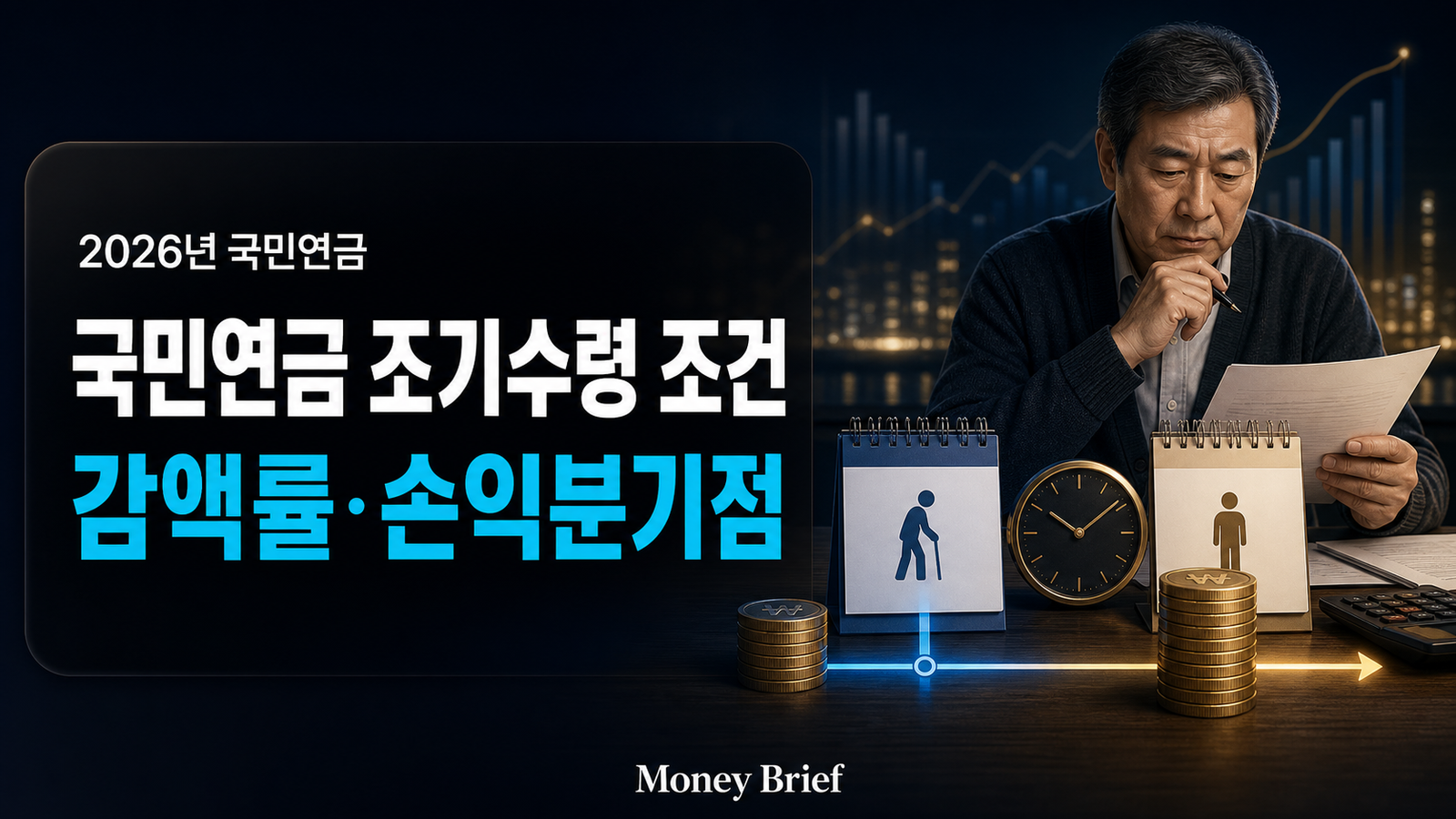 국민연금 조기수령 조건 2026 감액률과 손익분기점