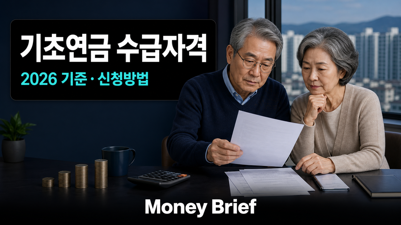 기초연금 수급자격과 선정기준액, 신청방법