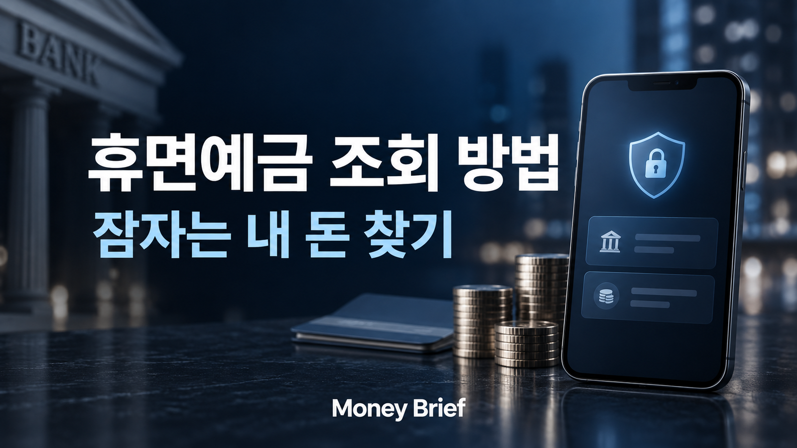휴면예금 조회 방법과 잠자는 내 돈 찾기